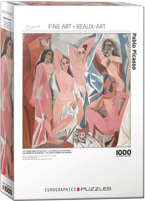 Puzle Eurographics Fine Art Pablo Picasso The Young Ladies of Avignon, 63.5 cm x 63.5 cm, 1000 gab.