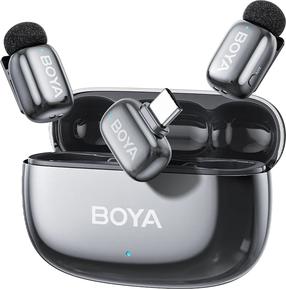 Беспроводной микрофон Boya Mini 2-02 USB-C, lunar silver цв.