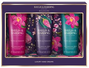 Rankų priežiūros rinkinys Baylis & Harding Boudoire Tropical Paradise, 3 vnt.