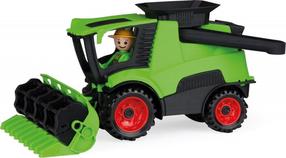 Rotaļu traktors Lena Harvester, melna krās./zaļa krās.
