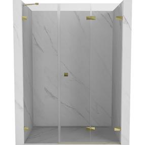 Dušo durys Mexen Lunar-F Right, 115 cm x 200 cm, aukso sp./grūdintas