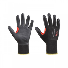 Darbo pirštinės atsparios įpjovimui Honeywell CoreShield, suaugusiems, juoda sp./raudona sp., 11/XXL