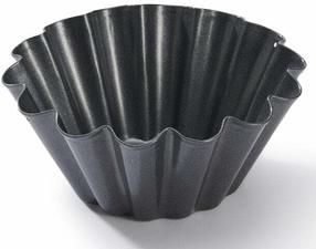 Torto ir kekso kepimo forma De Buyer 4702.10, juoda sp., 10 cm x 10 cm