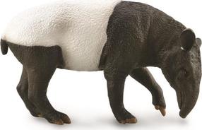 Rotaļlietu figūriņa Collecta Malayan Tapir 449011, 9 cm, balta krās./melna krās.