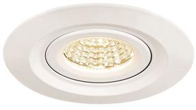 Įleidžiamas lauko šviestuvas SLV Kini, 12W, LED, IP65, balta sp., 10.8 cm x 6.5 cm