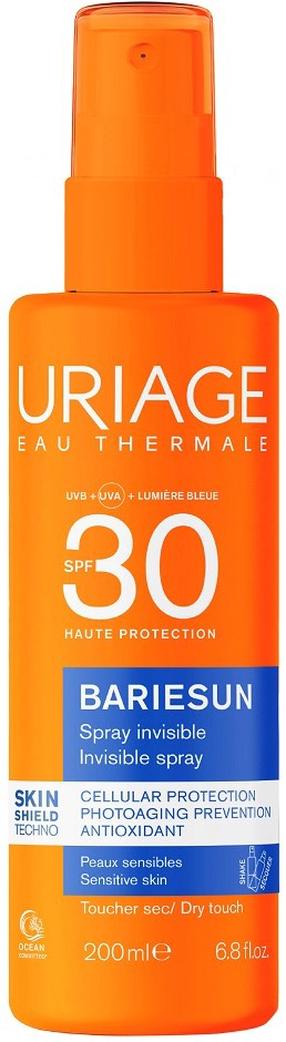 Päevituse hooldussprei keha jaoks/tooted näole Uriage Bariesun SPF30, 200 ml