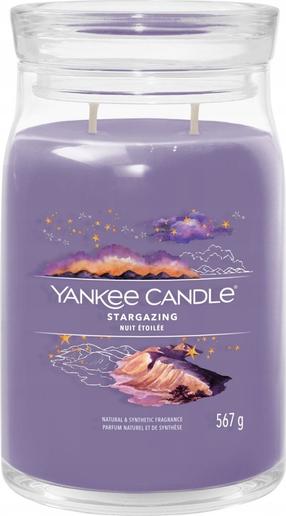 Svece, aromātiskā Yankee Candle Signature Stargazing, 60 - 90 h, 567 g, violeta krās.