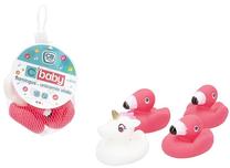 Žaislinis gyvūnas CB Toys, balta sp./rožinė sp., 4 vnt.