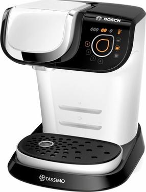 Kapsulu kafijas automāts Bosch TAS6504, balta krās./melna krās.