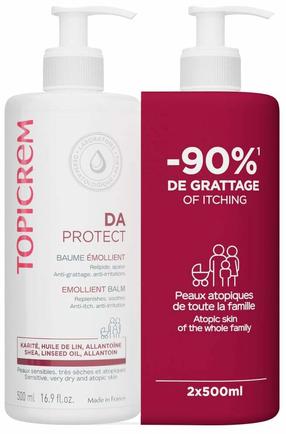 Бальзам для тела, набор Topicrem DA Protect, 2 шт.