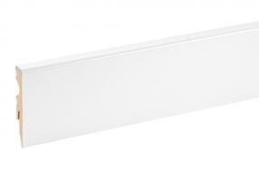 Плинтус Cezar 810312, 220 см x 5.8 см x 1.45 см, белый цв.