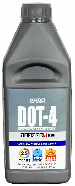 Bremžu šķidrums Xado, sintētiskais, 1000 ml