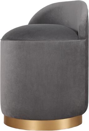 Pufas Hanah Home Dover 209FLF1107, tamsiai pilka sp., 50 cm x 45 cm x 70 cm