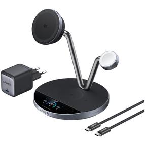 Įkrovimo stotelė Anker Prime B25X7G11, Qi Wireless/USB Type-C, juoda sp.