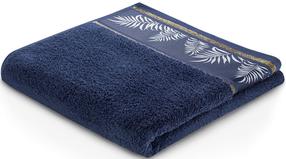  Vonios rankšluostis AmeliaHome Pavos, tamsiai mėlyna, 140 cm x 70 cm