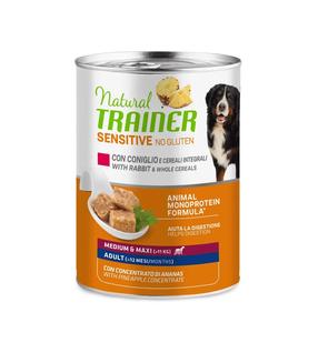 Märg koeratoit Natural Trainer Sensitive Maxi/Medium, küülikuliha, 0.4 kg
