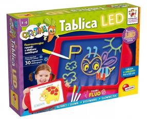 Lavinimo žaislas Lisciani Carotina LED Board, raudona sp.