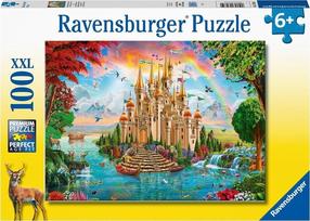 Dėlionė Ravensburger Fairy Castle 486944, 36 cm x 49 cm, 100 vnt., įvairių spalvų