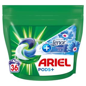 Kapsulas mazgāšanai Ariel Fresh Air, 36 gab.