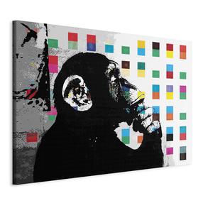 Reprodukcija Artgeist Banksy The Thinker Monkey N6344xs, 30 cm x 20 cm