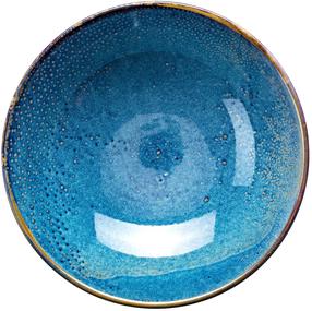 Gili lėkštė pietų/sriubos Verlo Deep Blue, Ø 26 cm, mėlyna sp./aukso sp.