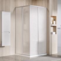 Dušiuks Ravak SuperNOVA SRV2-100 195 S 14VA0UO211, 100 cm x 195 cm, satiin v./plastmass