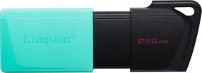 USB atmintinė Kingston DataTraveler Exodia M USB 3.2 Gen 1, juoda sp./žalia sp., 256 GB