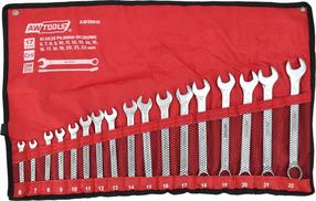 Набор комбинированных ключей AWTools AW39816, 6 - 22 мм