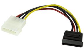 Adapter StarTech SATAPOWADAP SATAPOWADAP 1 x 4-pin LP4 Male, SATA, mitmevärviline