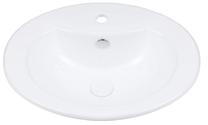 Vonios praustuvas Uptrend Yana XL TR902, keramika, 56 cm x 46 cm x 20 cm, balta sp.