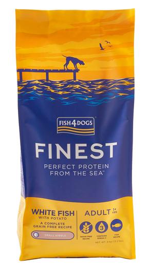 Sausas šunų maistas Fish4Dogs Finest Ocean White Fish M/L, žuvis/bulvės, 6 kg