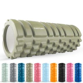 Массажный ролик, для йоги Tunturi Yoga Grid Foam Roller 14TUSYO084, 33 см, 0.85 кг, зеленый цв.