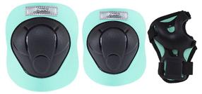 Uisutajate kaitsekomplekt Nils Extreme Protector Set, S, must v./türkiissinine v.