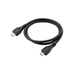 Vads Akyga Micro USB B male, Micro USB B male, 0.6 m, melna krās.