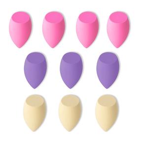 Makiažo kempinėlė ECarla Pastel GB12, 10 vnt., įvairių spalvų