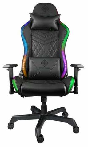 Игровой стул Deltaco DC410, 57 x 38 x 137 - 147 см, черный цв.