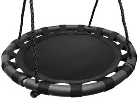 Prekė su pažeista pakuote. Sūpynės gandro lizdas vaikams 4IQ, 60 cm, juoda sp.