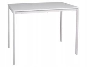 Valgomojo stalas Mario, balta sp., 100 cm x 60 cm x 75 cm