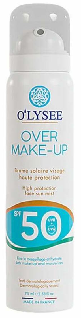 Спрей для ухода за загаром для лица O'Lysee Over Make-Up SPF50+, 75 мл