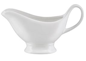 Mērces trauks Ambition Wave Kubiko/Fala, 275 ml, 20 cm x 7 cm x 12 cm, balta krās., porcelāna