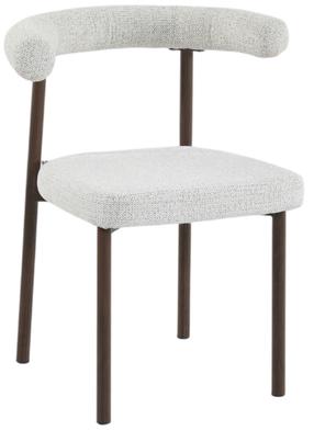 Valgomojo kėdė Homla Novaro 245129, matinė, balta sp., 61 cm x 53.5 cm x 75.5 cm