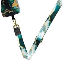 Telefono dirželis Mio Lanyard Green Marble, žalia sp., Universali