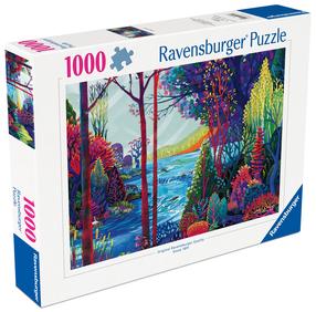 Dėlionė Ravensburger Indigo Forest, 50 cm x 70 cm, 1000 vnt., įvairių spalvų