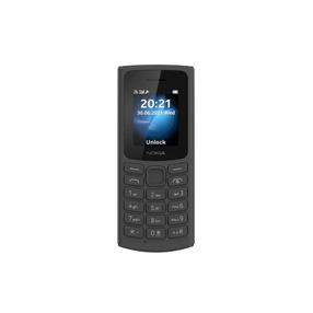 Telefons ar pogām Nokia 105 4G DS, 48 MB, melna krās.