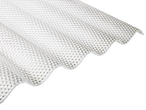 Polikarbonāta plāksne Diamond Sinus, 200 cm x 104.5 cm x 0.28 cm