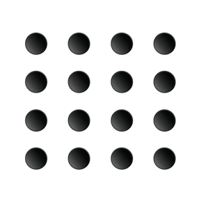 Kompiuterio pelės kojelės Pulsar UHMW-PE Dots Skate, 16 vnt.