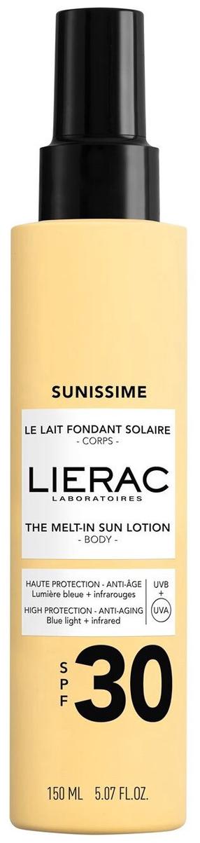 Päevituse hoolduspiim keha jaoks/tooted näole Lierac Sunissime Melting Sun Milk SPF30, 150 ml
