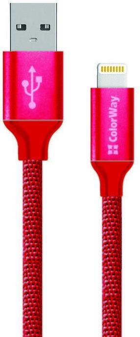 Juhe Colorway, USB/Apple Lightning, punane v.