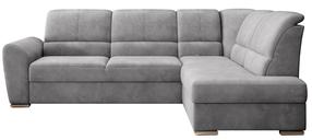 Kampinė sofa Siber Nube 3, pilka sp., dešininė, 186 x 270 cm x 93 cm