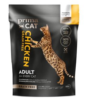 Sausas kačių maistas Prima Cat Adult Chicken, vištiena, 4 kg